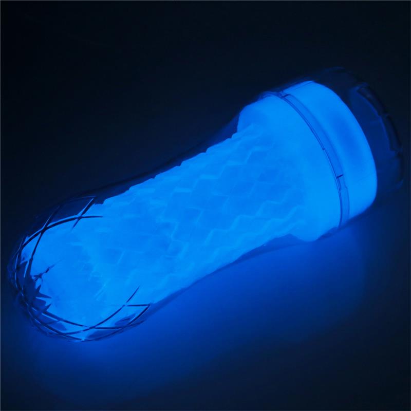 Masturbador Masculino Lumino Luz Azul 3
