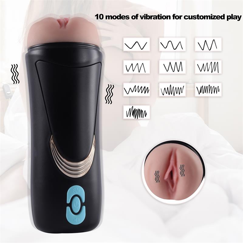 Masturbador Masculino Vagina con Gemidos Lauren 7