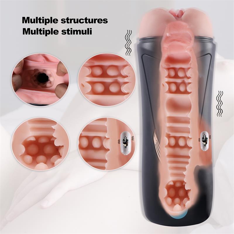 Masturbador Masculino Vagina con Gemidos Lauren 6