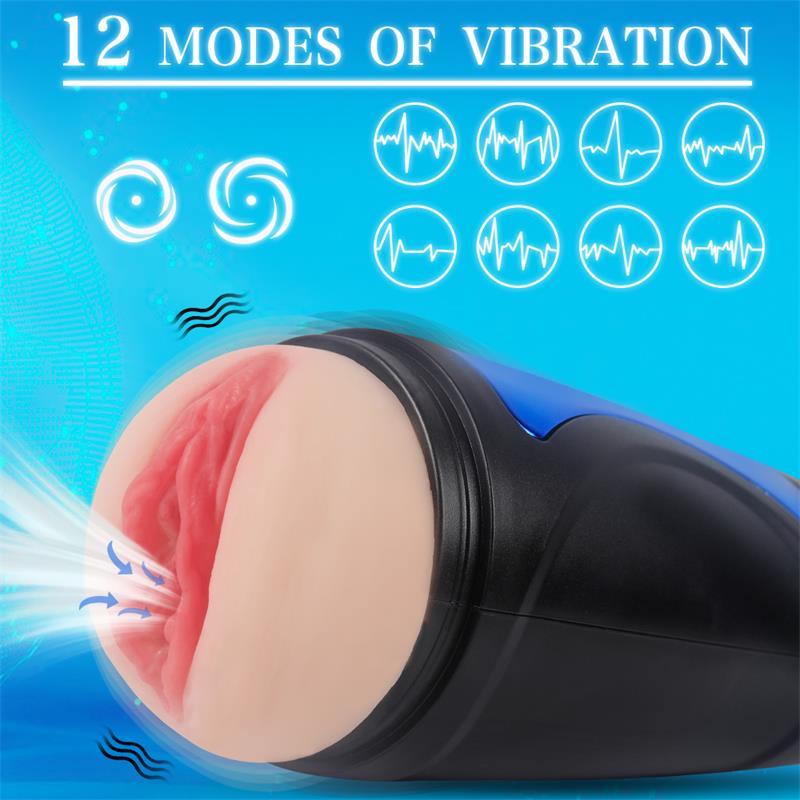 Masturbador Masculino Vagina con Gemidos Renee 3