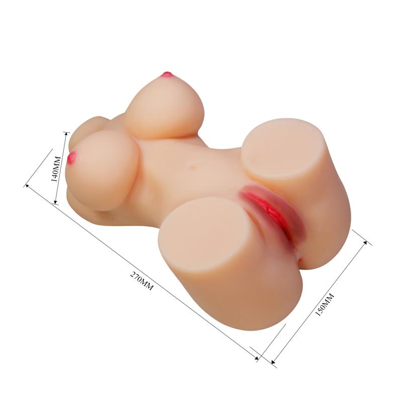 Masturbador Vagina y Ano 1.9kg