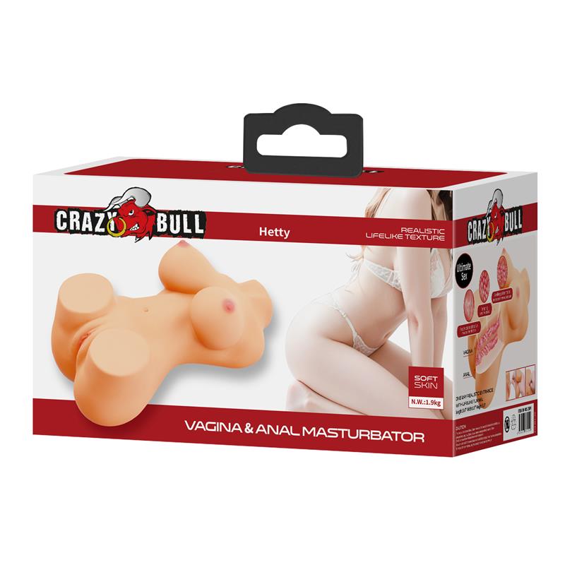 Masturbador Vagina y Ano 1.9kg