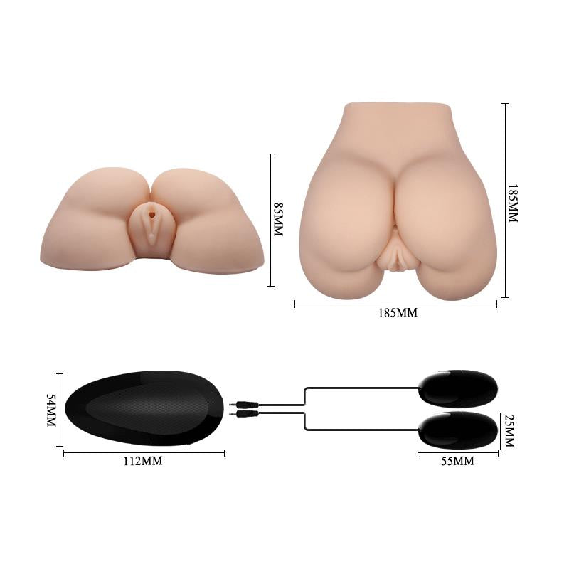 Masturbador Vagina y Ano con Vibración
