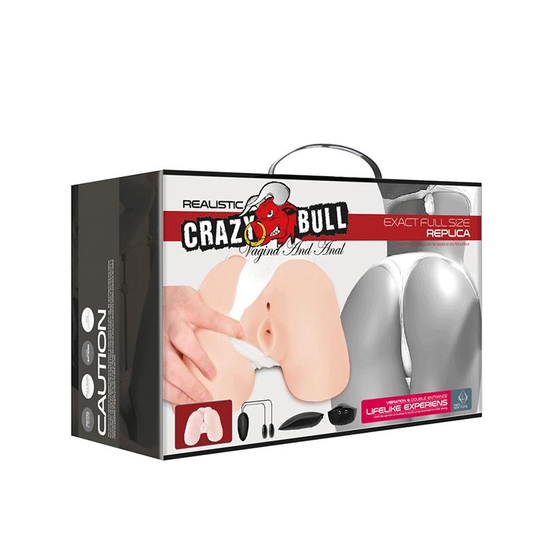 Masturbador Vagina y Ano con Vibración