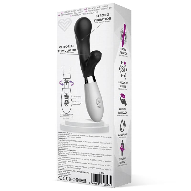 Maverdick Vibrador Silicona Negro 3