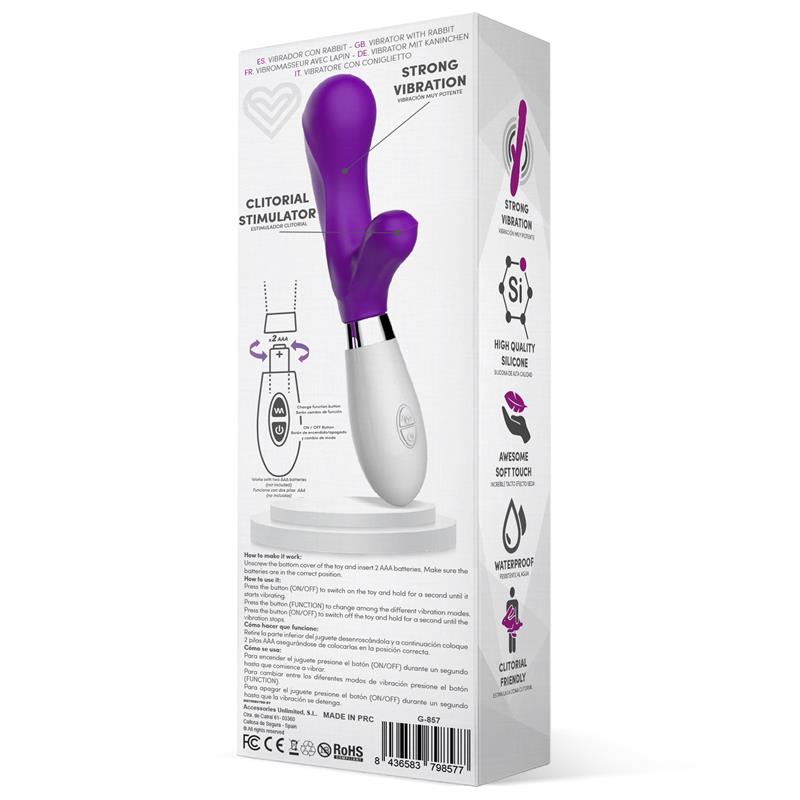 Maverdick Vibrador Silicona Púrpura 3