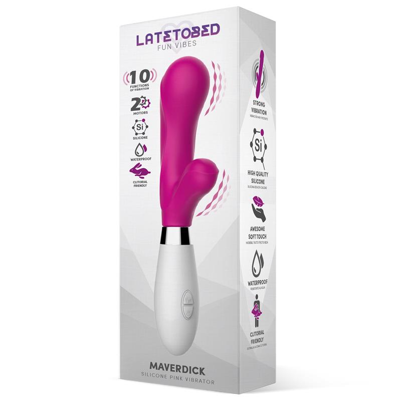 Maverdick Vibrador Silicona Rosa 2