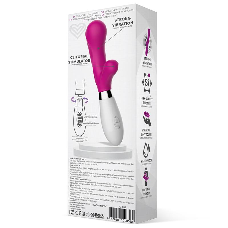 Maverdick Vibrador Silicona Rosa 3