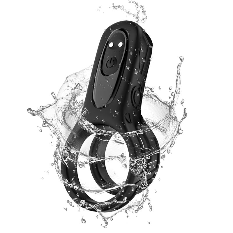 Mecha-style Anillo Doble para el Pene con Vibracion 12