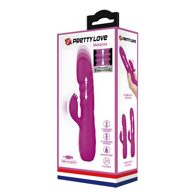Melanie Vibrador con Thrusting y Rotación 8