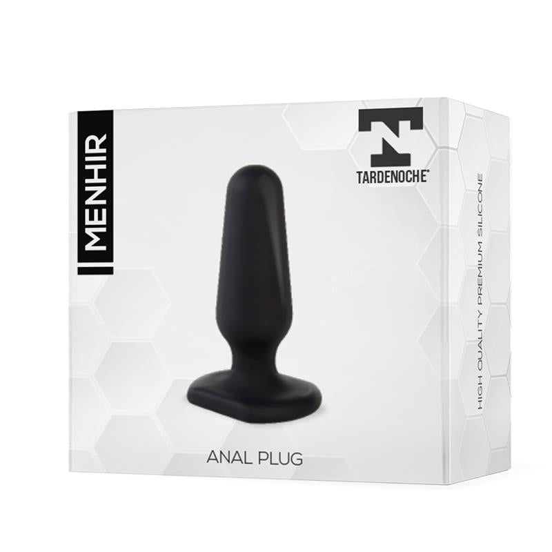 Menhir Plug Anal Silicona Negro 2