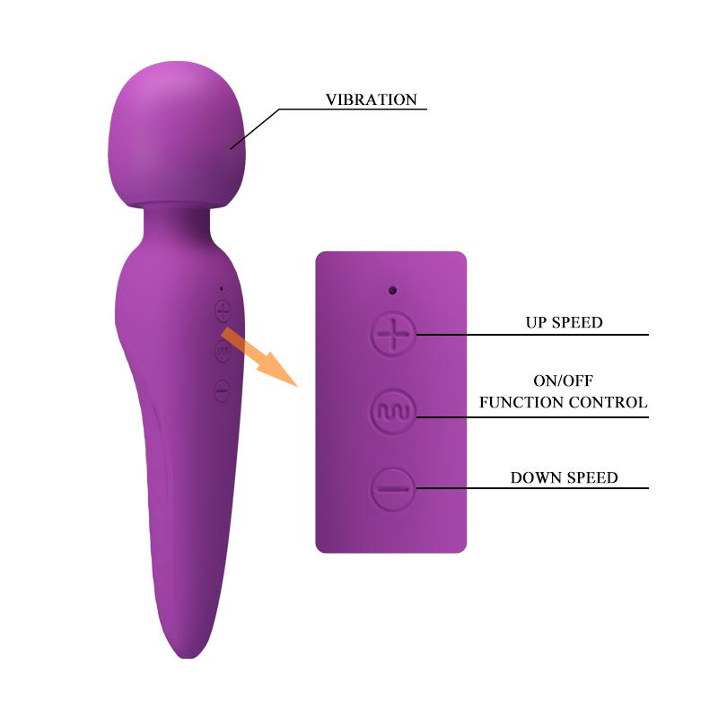 Meredith Masajeador USB Violeta 7