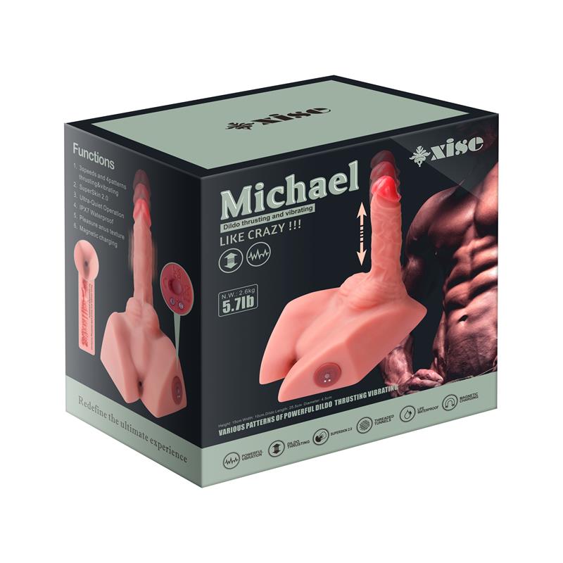 Michael Masturbador con Vibración y Thrusting 2.57 kg