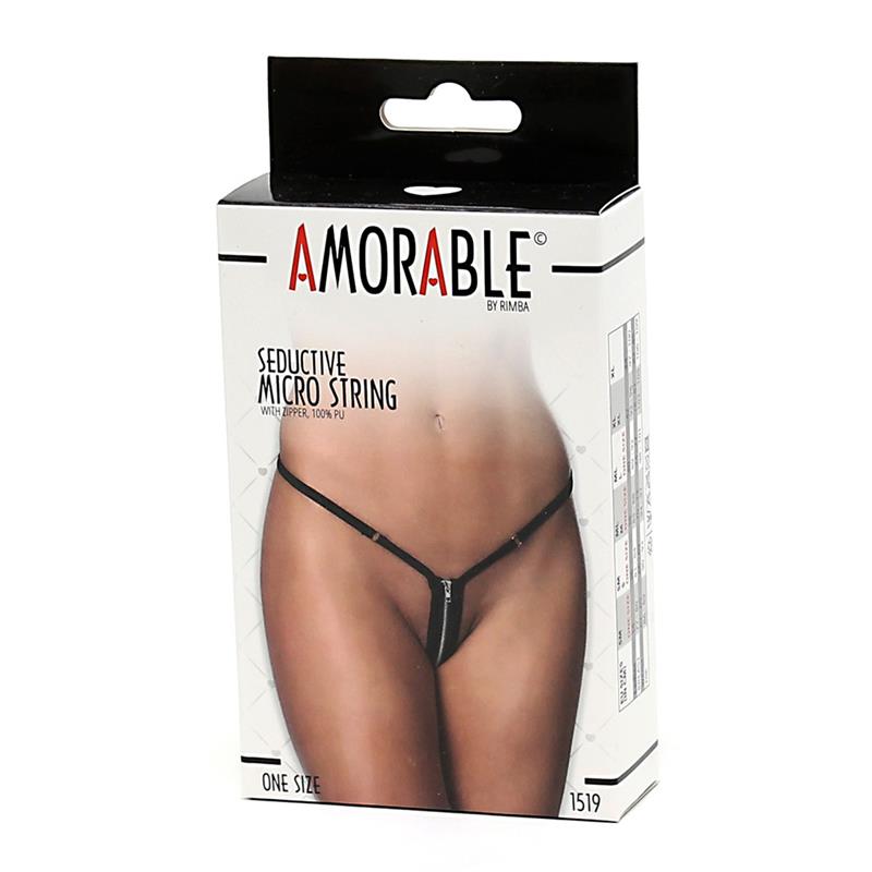 Micro Tanga con Cremallera Talla Unica 3