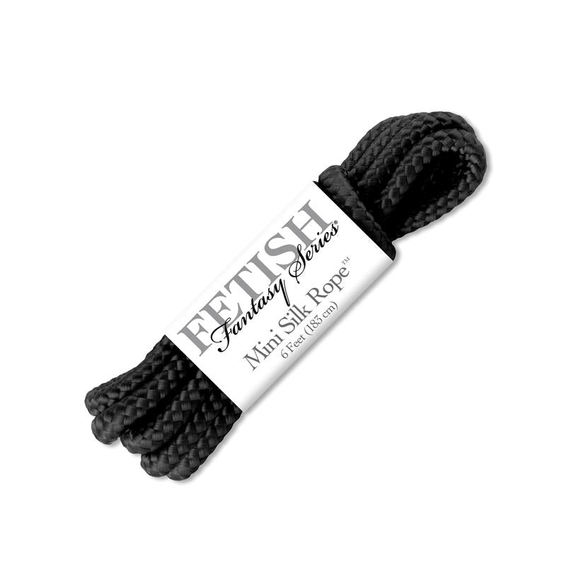 Mini Cuerda de Seda Negro