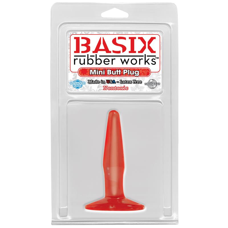Mini Plug Anal Rojo