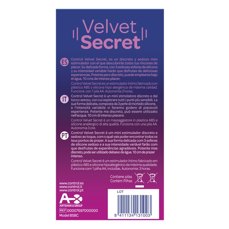 Mini Vibrador Velvet Secret 5 Funciones 5
