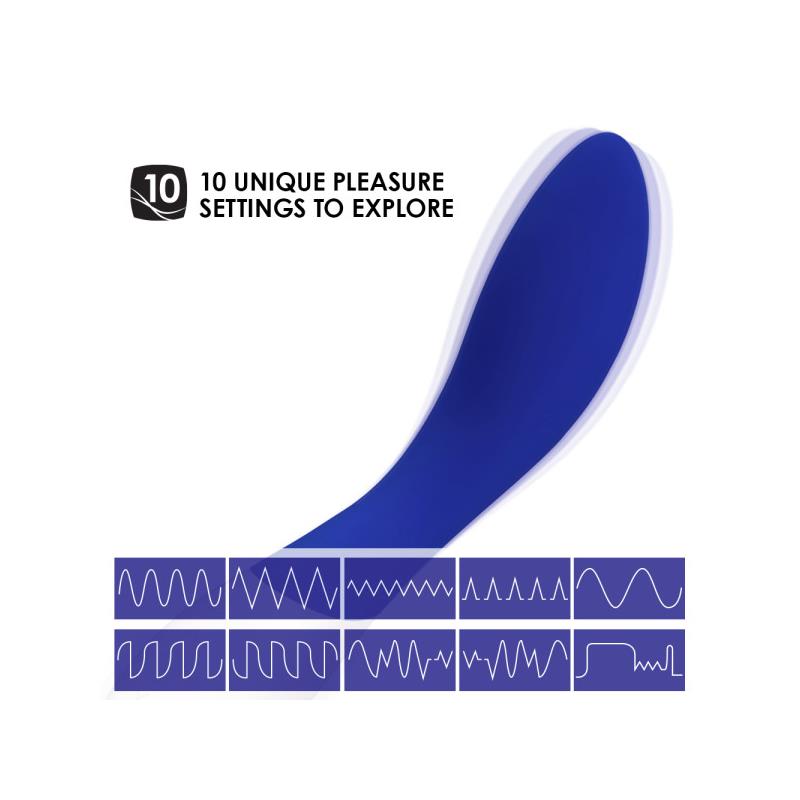 MONA WAVE Vibrador Punto G Azul MediaNoche 7