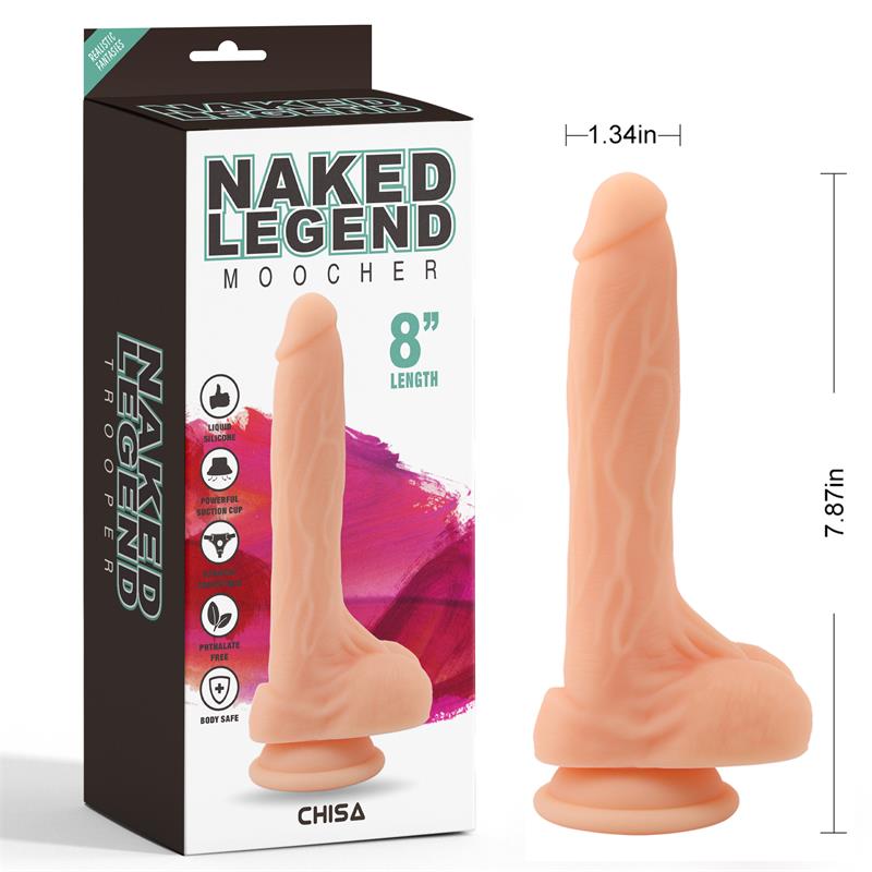 Moocher Dildo Silicona Liquida 8 - 20cm