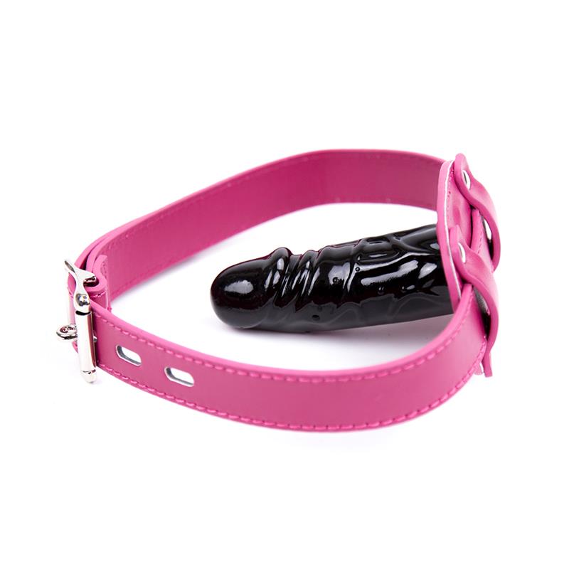 Mordaza de Dildo Ajustable 46-58 cm - Dildo: 10 cm