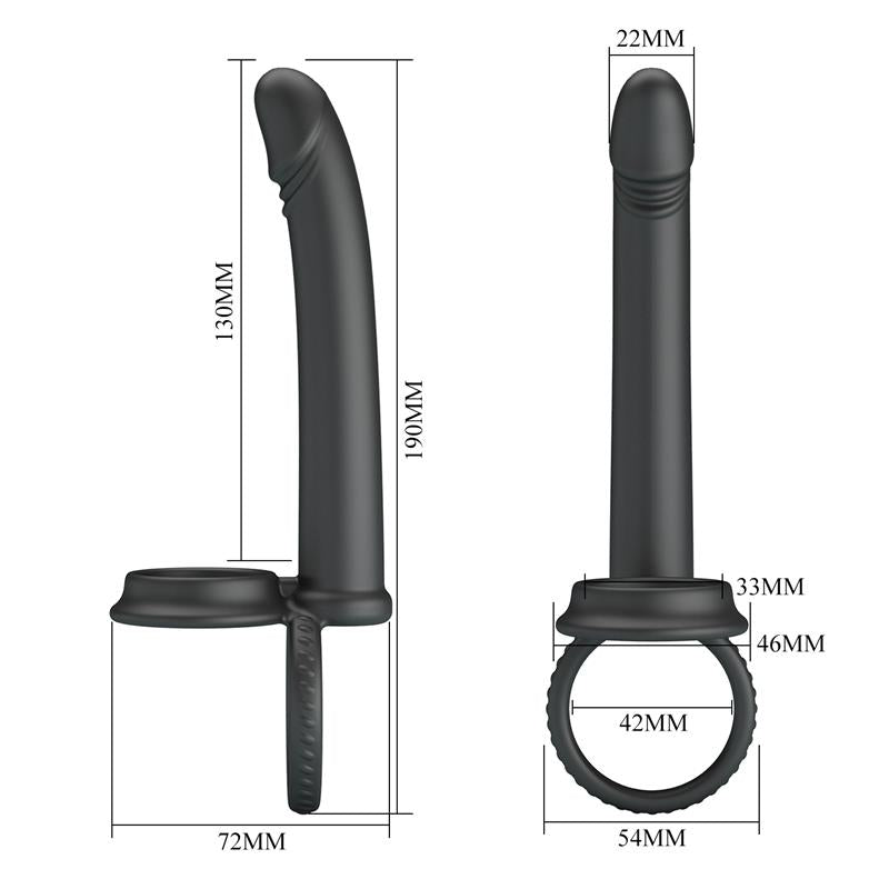 Moses Plug Anal con Anillo para el Pene