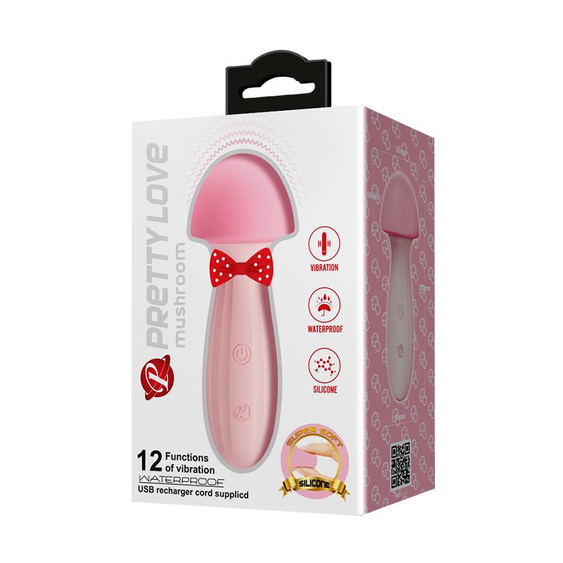 Mushroom Vibrador/Masajeador Silicona USB 10