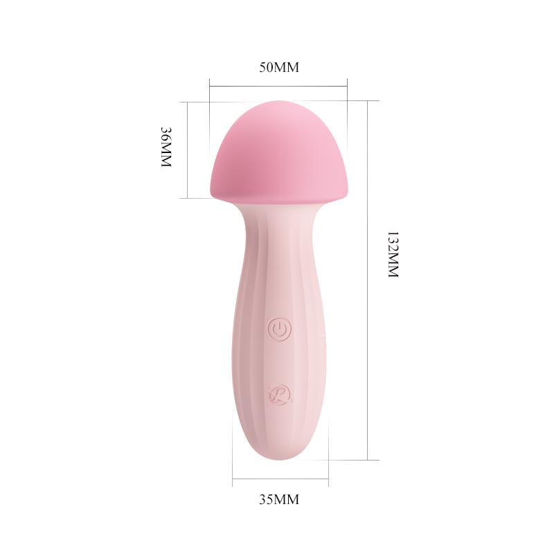 Mushroom Vibrador/Masajeador Silicona USB 9