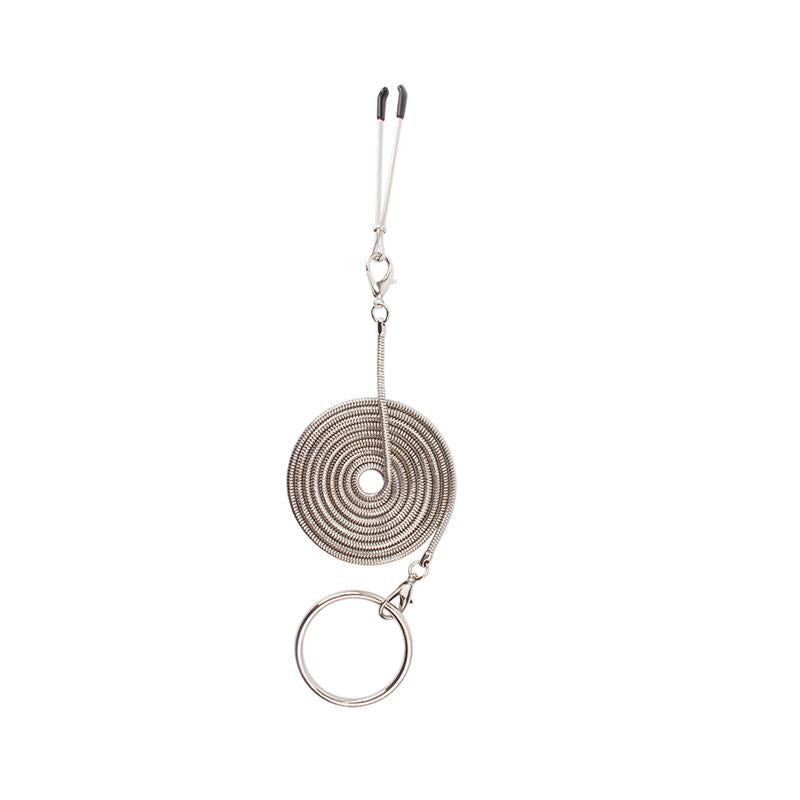 Naughty Fetish Pinza para Pezones y Clítoris con Cadena