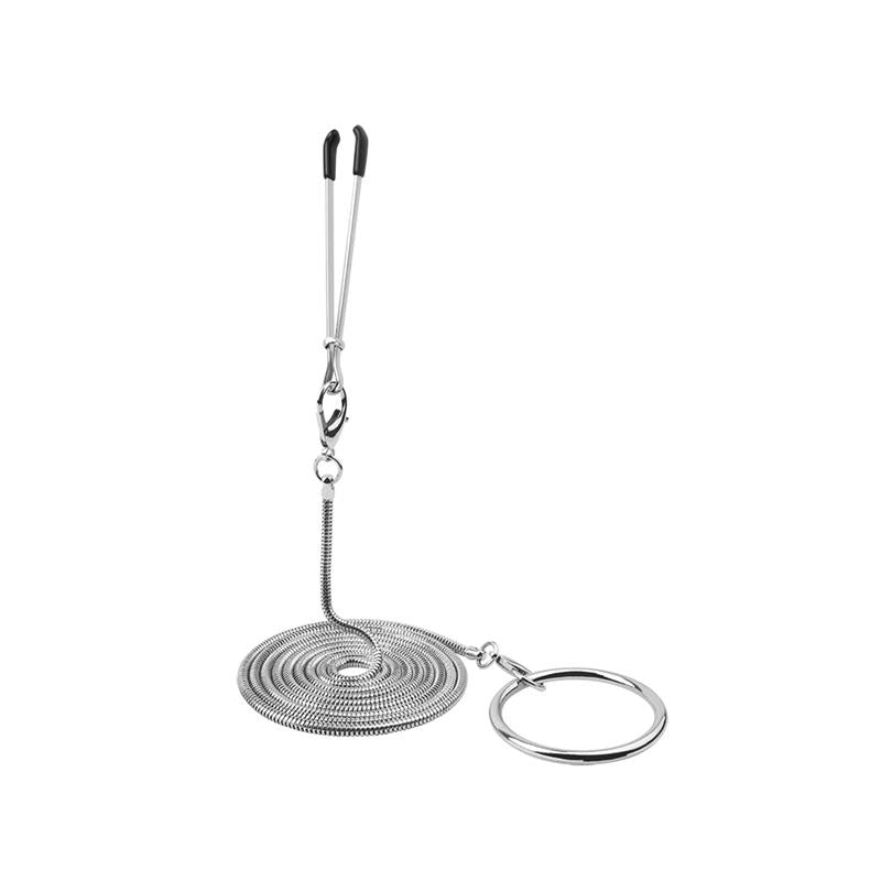 Naughty Fetish Pinza para Pezones y Clítoris con Cadena