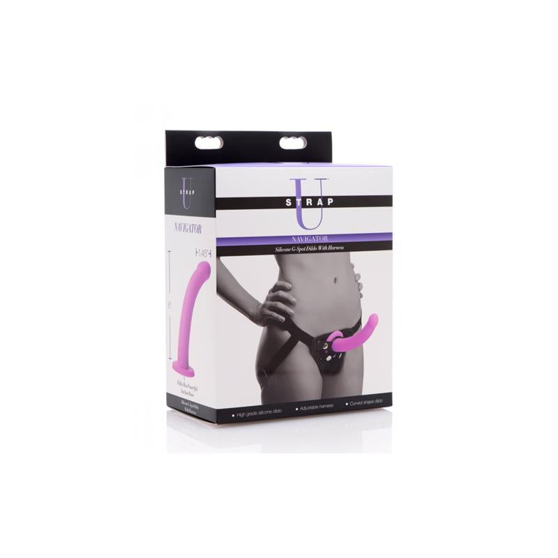 Navigator Arnés con Dildo Punto G Purpura