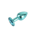 Nebula Blue Gem Plug Plug Anal con Joya en la Base Talla S