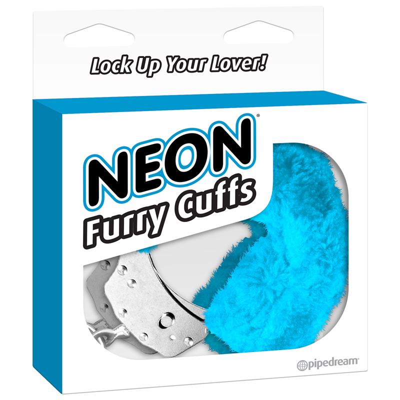 Neon Esposas Forradas Color Azul