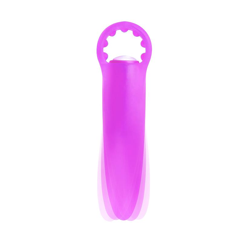 Neon Mini Vibrador Lil Finger Púrpura