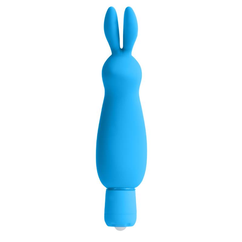 Neon Mini Vibrador Luv Bunny Azul