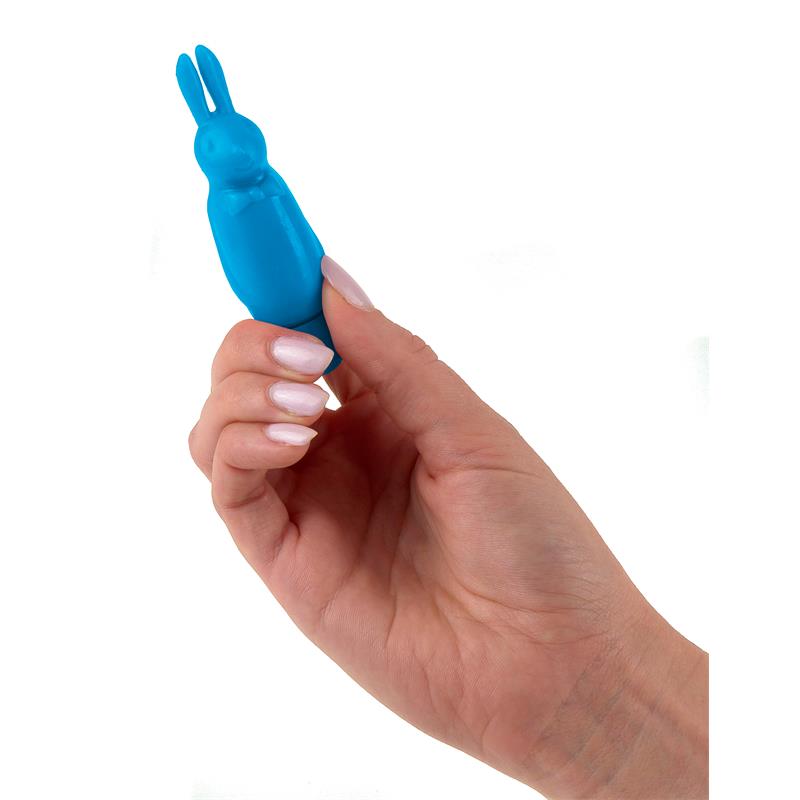 Neon Mini Vibrador Luv Touch Rabbit Azul