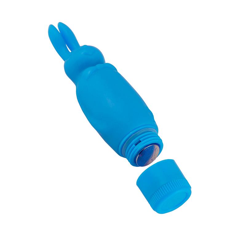 Neon Mini Vibrador Luv Touch Rabbit Azul