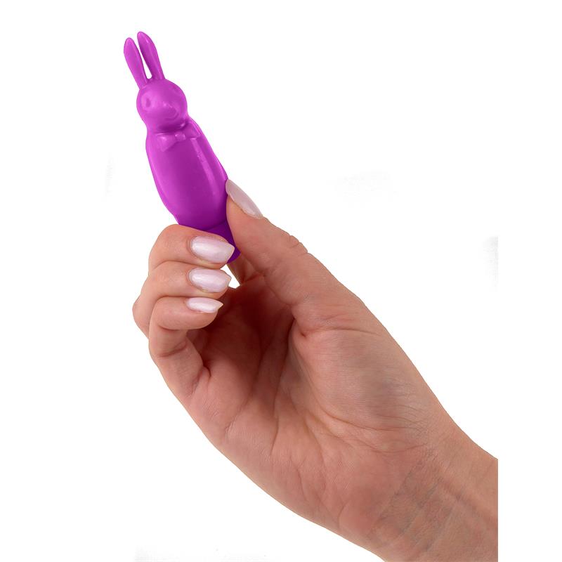 Neon Mini Vibrador Luv Touch Rabbit Púrpura