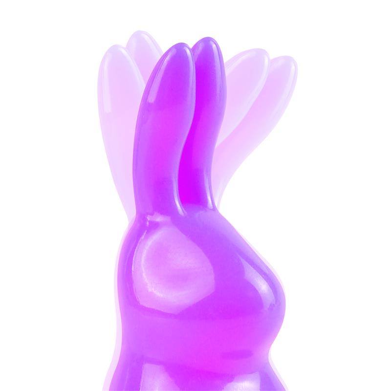 Neon Mini Vibrador Luv Touch Rabbit Púrpura