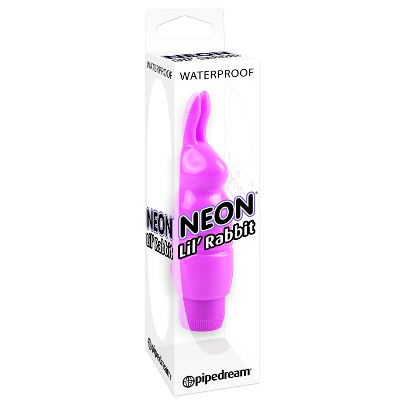 Neon Mini Vibrador Luv Touch Rabbit Púrpura