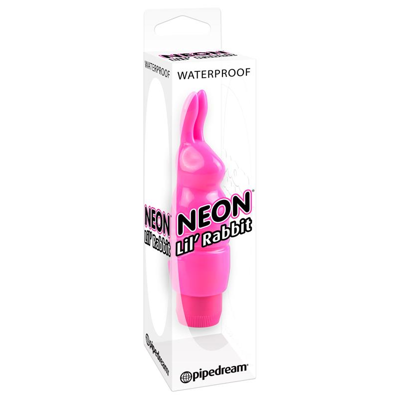 Neon Mini Vibrador Luv Touch Rabbit Rosa