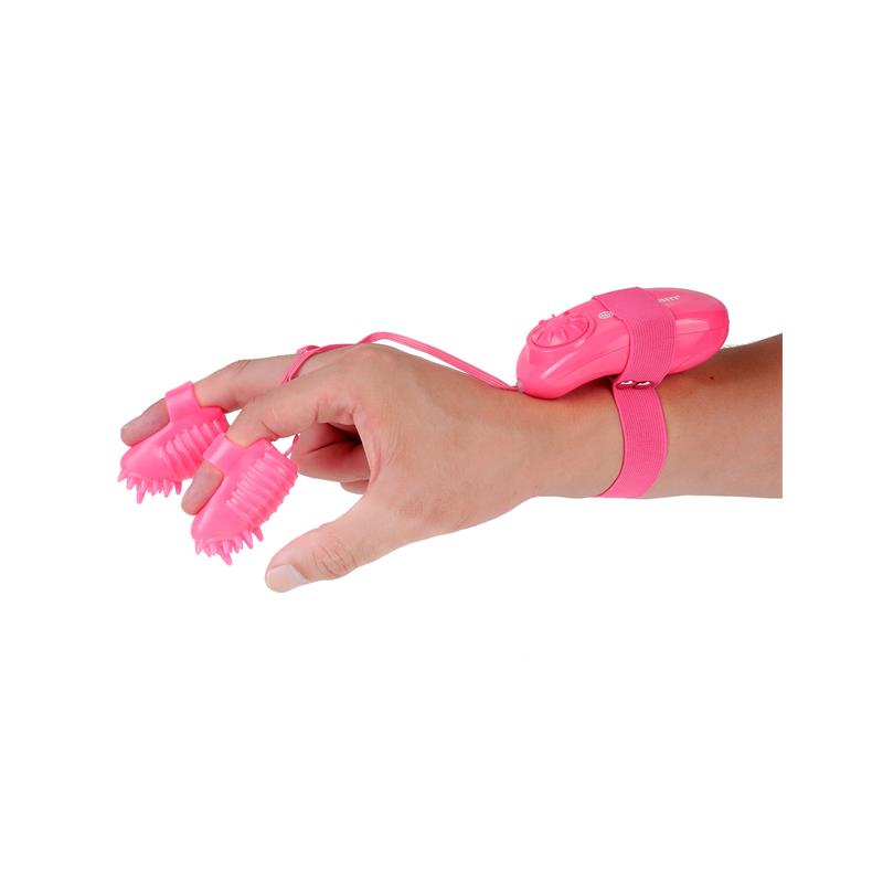 Neon Mini Vibradores para el Dedo Rosa