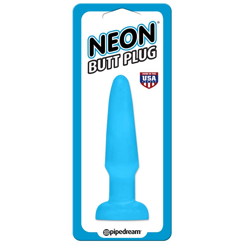 Neon Plug Anal Azul
