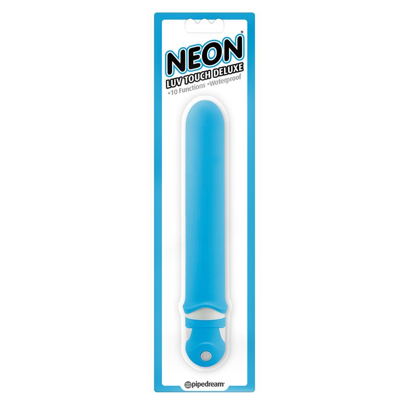 Neon Vibrador Luv Touch Deluxe Azul
