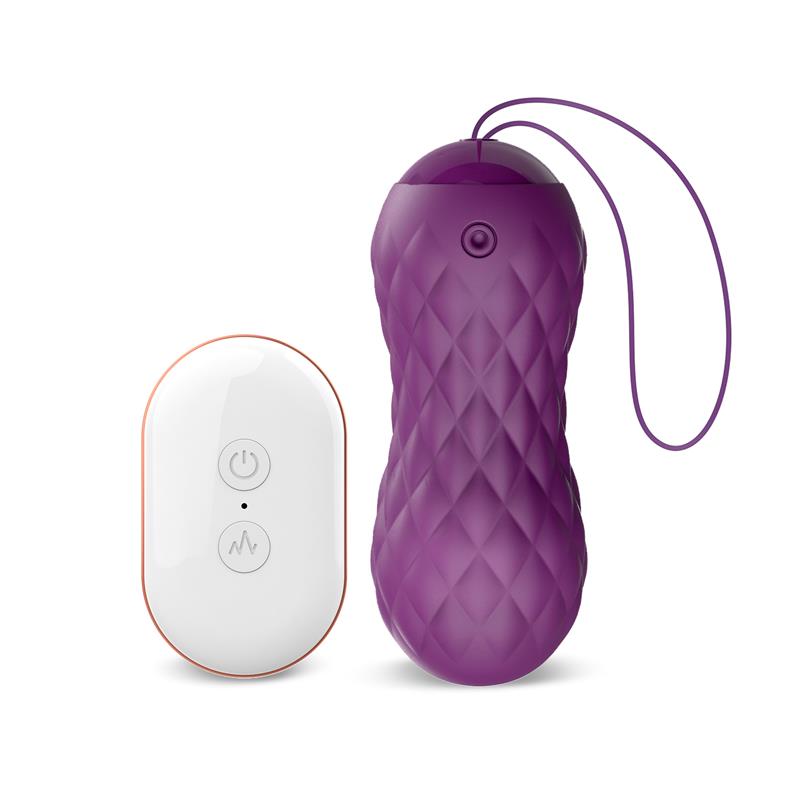 Nima Huevo Vibrador con Movimiento Wave Control Remoto USB Silicona Púrpura 2