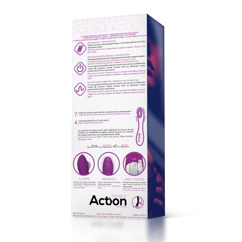 No. Nine Vibrador Punto G Función de Pulsación USB Magnético Silicona 3