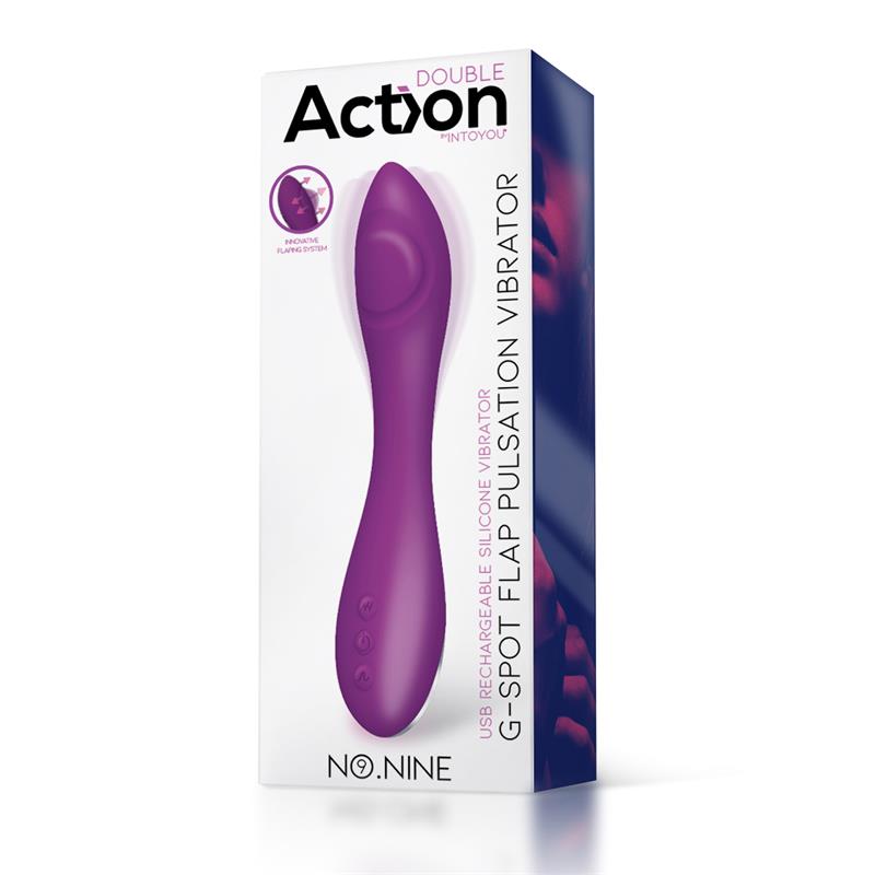 No. Nine Vibrador Punto G Función de Pulsación USB Magnético Silicona 2