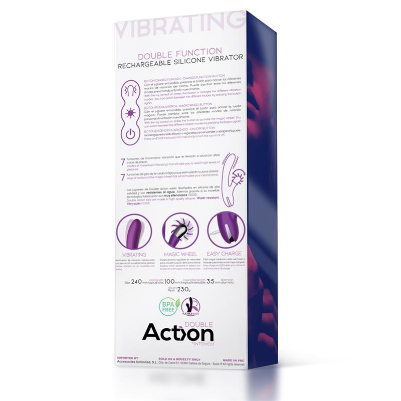 No. One Vibrador con Rueda Estimuladora 5