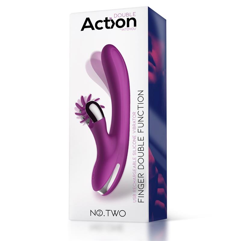No. Two Vibrador Movimiento Finger y Rueda Estimuladora 5