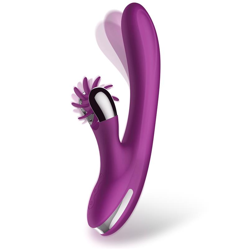 No. Two Vibrador Movimiento Finger y Rueda Estimuladora 2