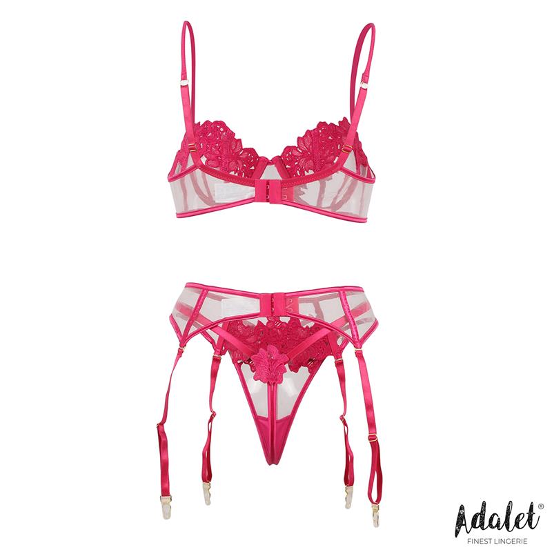 Nora conjunto de lencería fucsia, imagen 3